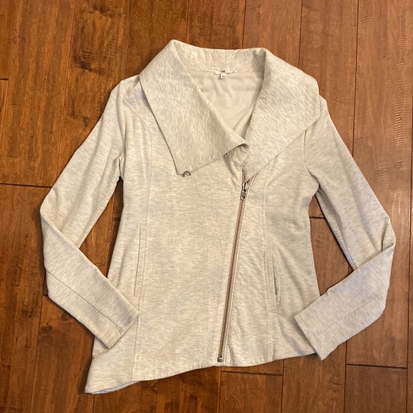 Helmut Lang Gray Asymmetric Jacket Sz Small - Picture 3 of 13